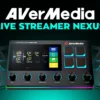 AverMedia Live Streamer Nexus deck ax310 microphone setup audio separation live streaming recording console dual pc single touch panel deck function keys volume indicatore twitch youtube 1