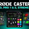 Rode Caster Duo Pro streamer x setup microphone xlr dynamic condenser trs 63 multi audio routing processing bluetooth computer pc usb input live streaming recording podcast mix sound pad 1