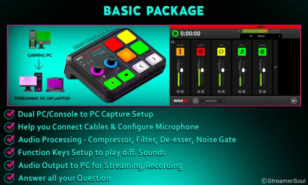 Setup of Rode Caster Duo, Streamer X, Pro 1 or 2 for Dual PC - Image 3