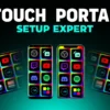 Touch portal setup for android ipad tablet ipad apple device stream streaming record recording streamlab desktop obs studio stream element voice meeter control audio video webcam free 1