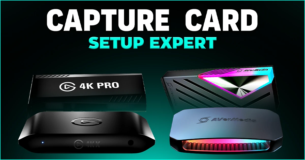 Setup of any Capture Card for dual PC for live streaming recording ...